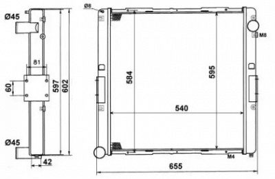 WILMINK GROUP wg1723538 -  Радиатор, охлаждение двигателя